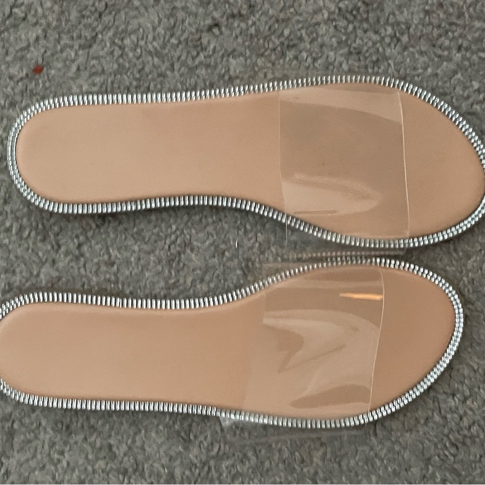 Flat clear slides brand new